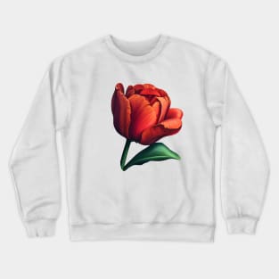 Red Tulip Crewneck Sweatshirt